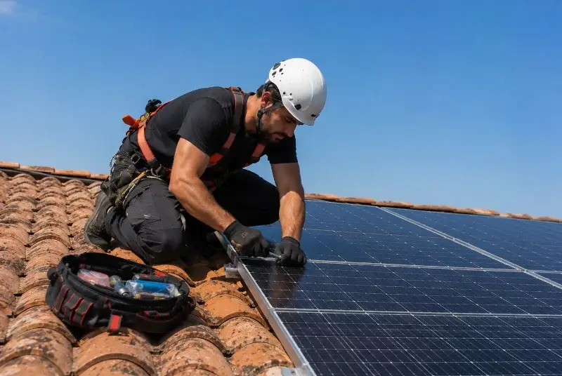 Maintenance et monitoring de panneaux solaires à Gestel