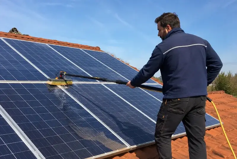 Nettoyage et entretien de panneaux solaires à Gestel